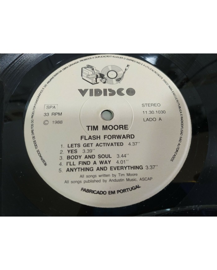 Tim Moore Flash Forward Portugal Ed 1988 Selva Pedra 2 x LP Vinilo 12" G+/VG 2T