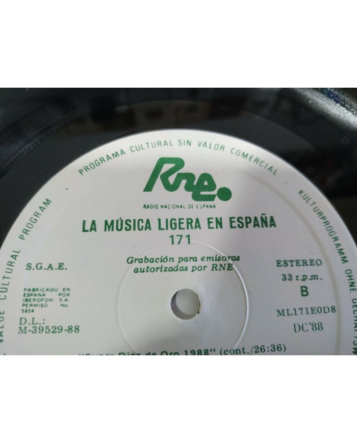 RNE Promocional White Label Tino Casal Mecano Hombres G LP 12" Vinilo VG/VG - 3T