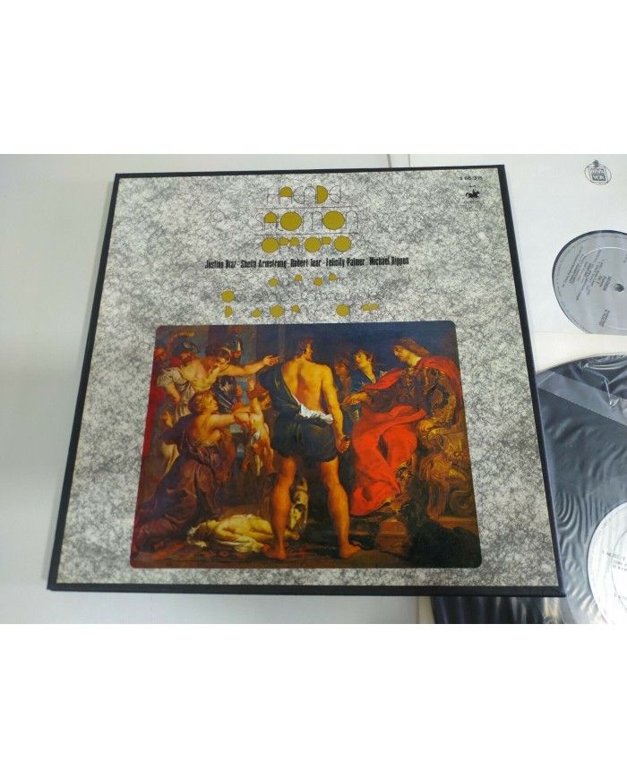 Haendel Salomon Oratorio 1977 Spain Ed Box 3 x LP + Libreto 12" Vinilo VG/VG 3T