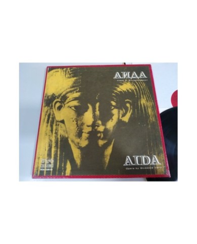 Verdi Aida Opera Bulgaria Edition Box 3 x LP + Libreto 12" Vinilo VG/VG 3T