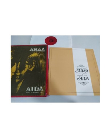 Verdi Aida Opera Bulgaria Edition Box 3 x LP + Libreto 12" Vinilo VG/VG 3T