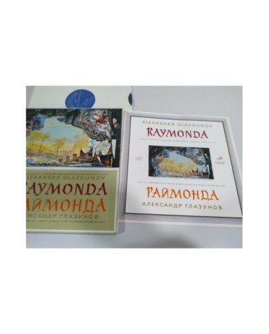 Glazounov Raymonda Rusia Edition Box 3 x LP + Libreto 12" Vinilo VG/VG 3T