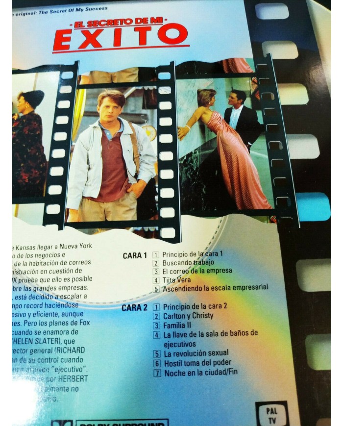 El Secreto del Exito Michael J Fox Herbert Ross - Laserdisc LD ESPA?OL