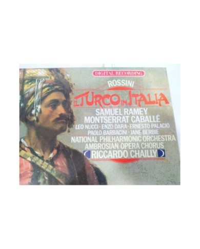Rossini Il Turco In Italia 1982 German Box 3 x LP + Libreto 12" Vinilo VG/VG 3T