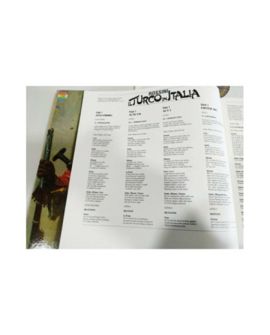 Rossini Il Turco In Italia 1982 German Box 3 x LP + Libreto 12" Vinilo VG/VG 3T