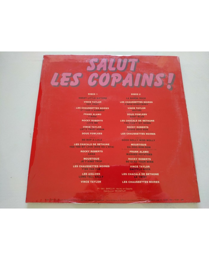 Salut Les Copains Frank Alamo Vince Taylor 1981 - 2 x LP Vinilo 12" Nuevo - 3T