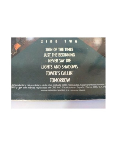 Europe Out of This World Spain Edition 1988 Epic LP Vinilo 12" VG/VG - 3T