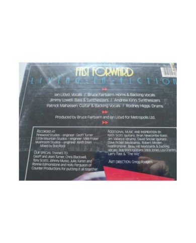 Fast Forward Living In Fiction 1984 Island USA Edition - LP Vinilo 12" Nuevo Am