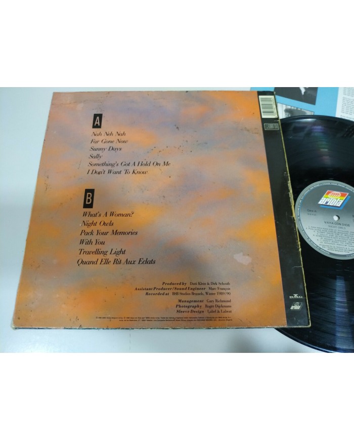 Vaya con Dios Night Owls Ariola First Press 1990 - LP Vinilo 12" VG/VG - 4T