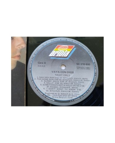 Vaya con Dios Night Owls Ariola First Press 1990 - LP Vinilo 12" VG/VG - 4T