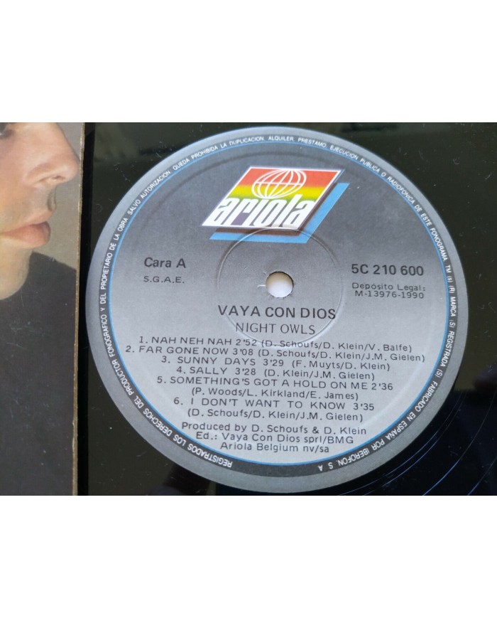 Vaya con Dios Night Owls Ariola First Press 1990 - LP Vinilo 12" VG/VG - 4T