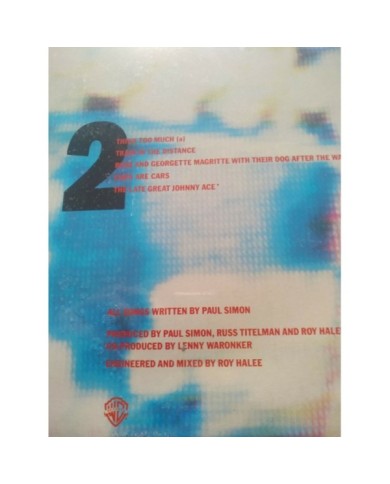 Paul Simon Hearts And Bones 1983 Spain first Press Warner - LP Vinilo 12" Nuevo