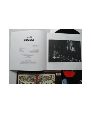 Verdi Ernani Domingo Freni Riccardo Muti Box 3 x LP + Libreto 12" Vinilo VG/VG