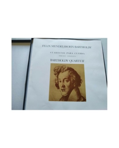 Mendelssohn Cuartetos Para Cuerda BASF 1974 Box 4x LP + Libreto 12" Vinilo VG/VG