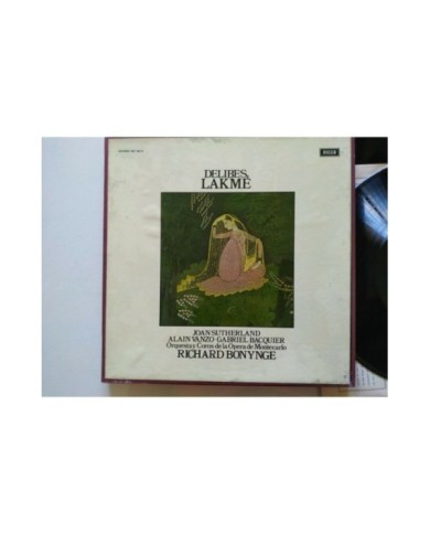 Delibes Lamke Richard Bonynge DECCA 1973 Spain Edt Box 3 x LP 12" Vinilo VG/VG