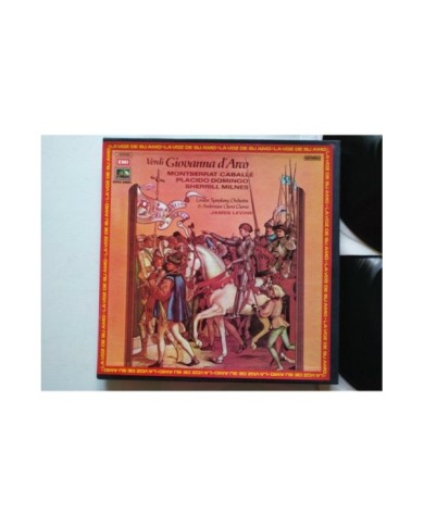 Verdi Giovanna D?Arco Caballe Domingo EMI 1973 Box 3 x LP 12" Vinilo VG/VG