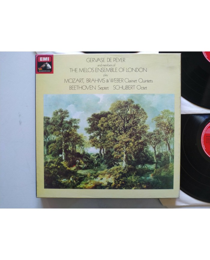 Gervase De Peyer Mozart Brahms Weber 1965 EMI Box 4 x LP 12" Vinilo VG/VG