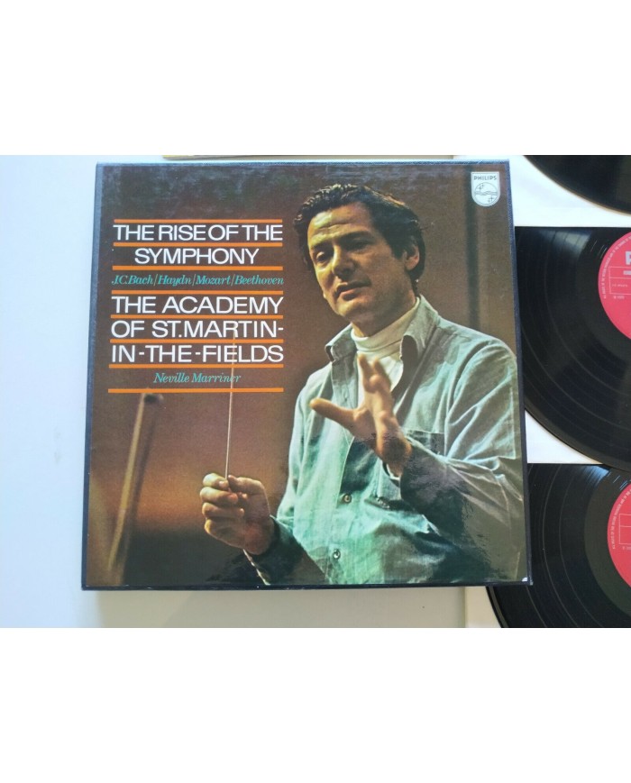 The Rise Of The Symphony Marriner 1970 Box 4 x LP + Libreto 12" Vinilo VG/VG