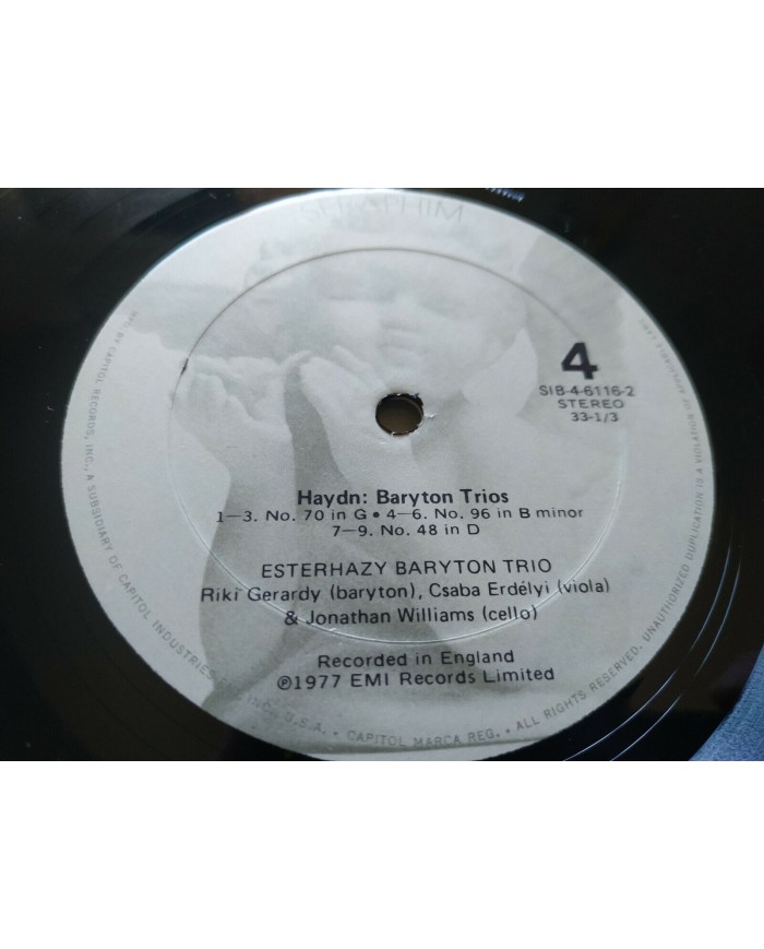Eleven Baryton Trios Haydn 1977 EMI UK Ed Box 2 x LP + Libreto 12" Vinilo VG/VG