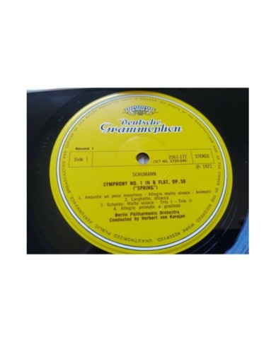 Schumann 4 Symphonies Karajan 1972 UK Edt Box 3 x LP + Libreto 12" Vinilo VG/VG