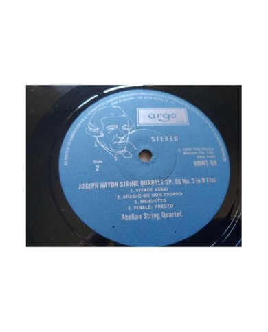 Haydn String Quartets Aeolian Quartet 1975 Box 3 x LP + Libreto 12" Vinilo VG/VG