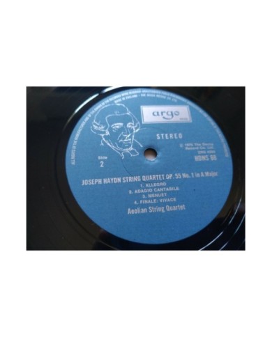 Haydn String Quartets Aeolian Quartet 1975 Box 3 x LP + Libreto 12" Vinilo VG/VG