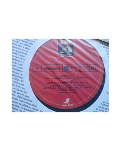 Schumann Genoveva Kurt Masur Moser 1978 Box 3 x LP + Libreto 12" Vinilo VG/VG