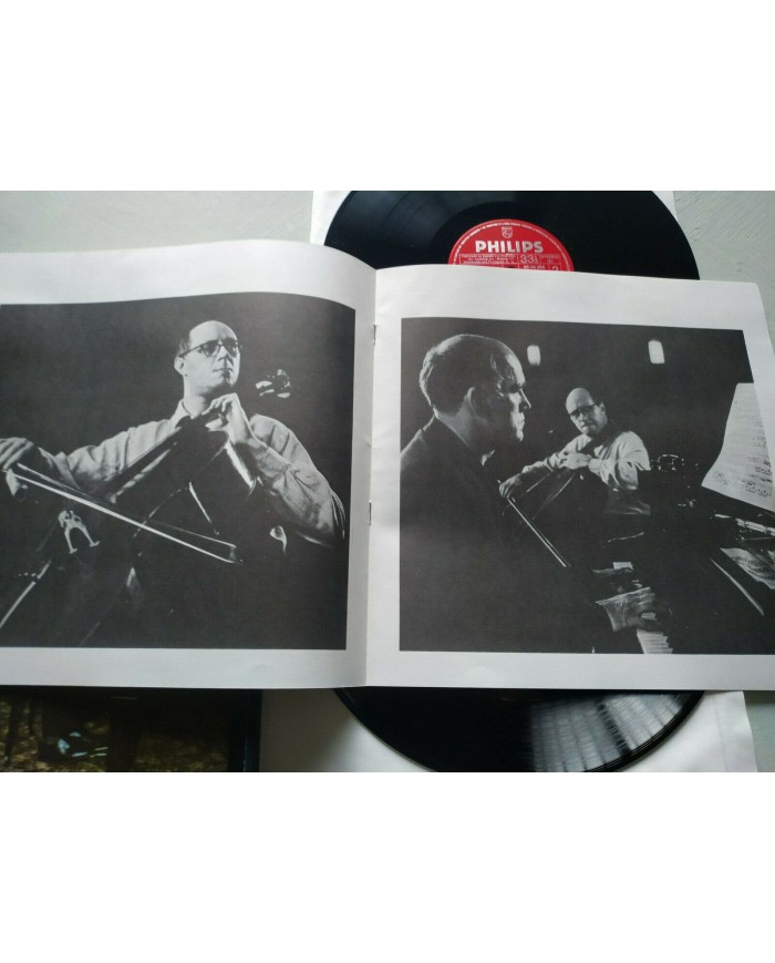 Beethoven Rostropovich Richter 1971 Box 2 x LP + Libreto 12" Vinilo VG/VG 3T