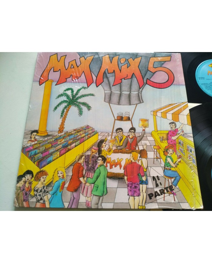 Max Mix 5 Segunda Parte Music 1987 Spain First Press - 2 x LP Vinilo 12" VG/VG