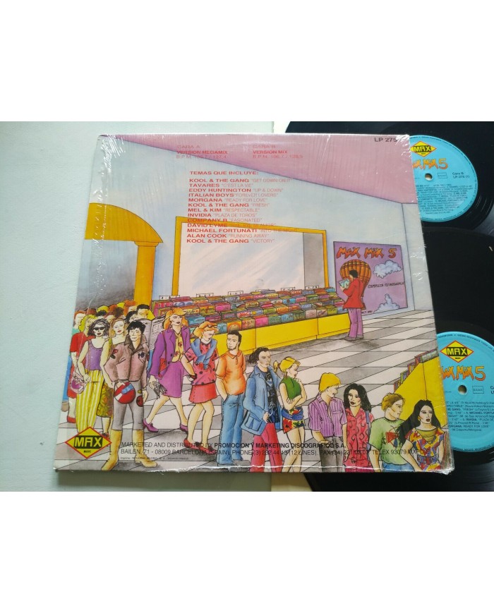 Max Mix 5 Segunda Parte Music 1987 Spain First Press - 2 x LP Vinilo 12" VG/VG