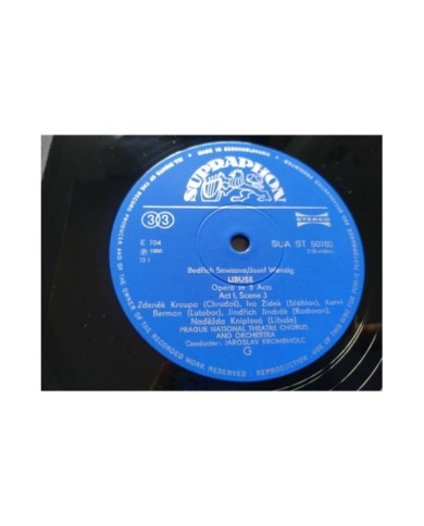 Bedrich Smetana Libuse Krombholc 1966 Box 4 x LP + Libreto 12" Vinilo VG/VG