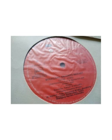 Mozart Samtliche Klaviertrios 1975 BASF Box 4 x LP + Libreto 12" Vinilo VG/VG