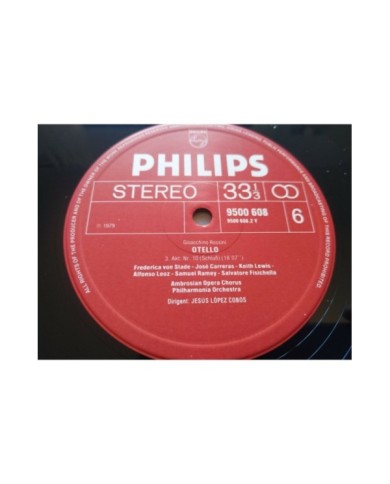 Rossini Otello Carreras Von Stade 1979 Box 3 x LP + Libreto 12" Vinilo VG/VG Am