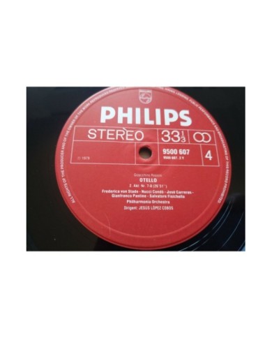 Rossini Otello Carreras Von Stade 1979 Box 3 x LP + Libreto 12" Vinilo VG/VG Am