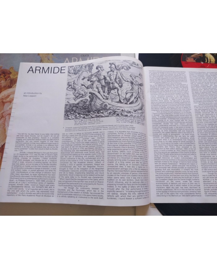 Gluck Armide Hickox Palmer EMI 1983 Box 3 x LP + Libreto 12" Vinilo VG/VG Am