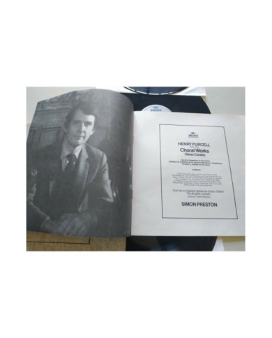 Purcell Choral Works Preston 1981 Box 3 x LP + Libreto 12" Vinilo VG/VG Am