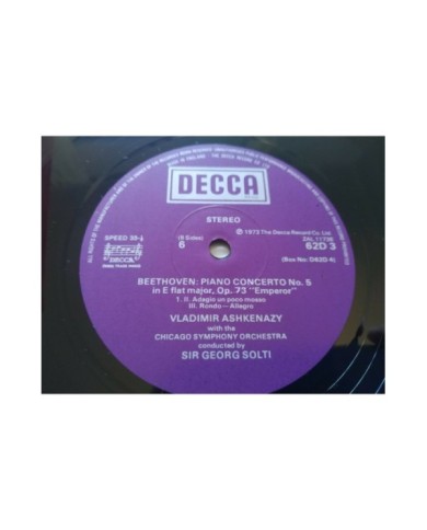 Ashkenazy In Concerto Solti Mehta Maazel Box 4 x LP + Libreto 12" Vinilo VG/VG