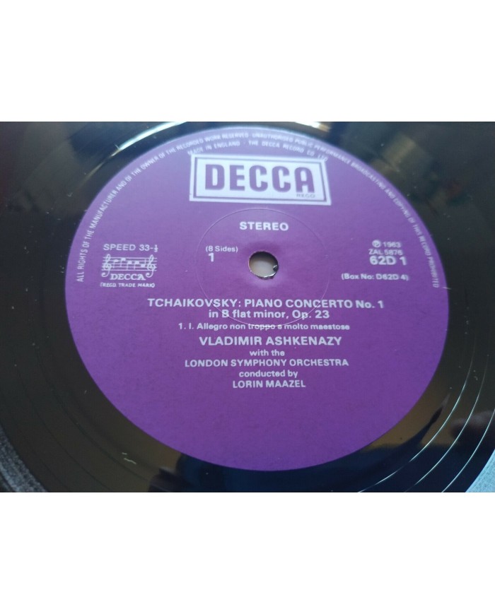 Ashkenazy In Concerto Solti Mehta Maazel Box 4 x LP + Libreto 12" Vinilo VG/VG