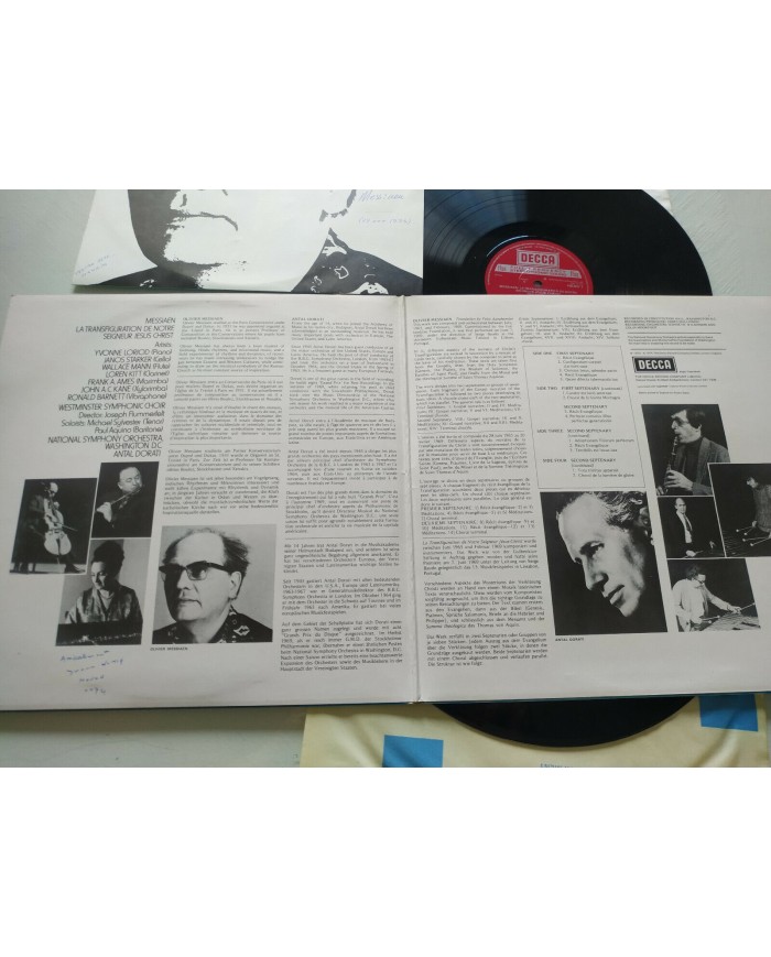 Messiaen Transfiguration Notre Seigneur Jesus Christ 2 x LP 12" Vinilo VG/VG Am