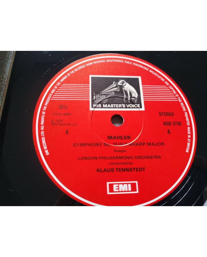 Mahler Symphony Nr 5 Adagio Tennstedt 1979 UK Press 2 x LP 12" Vinilo VG/VG Am