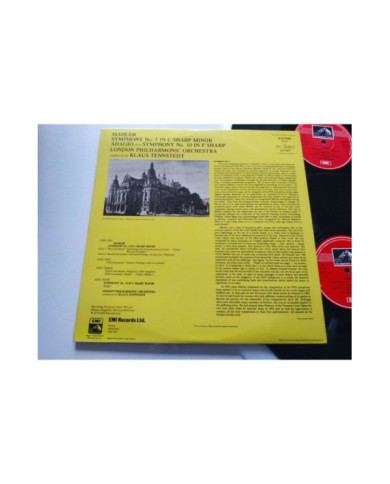 Mahler Symphony Nr 5 Adagio Tennstedt 1979 UK Press 2 x LP 12" Vinilo VG/VG Am