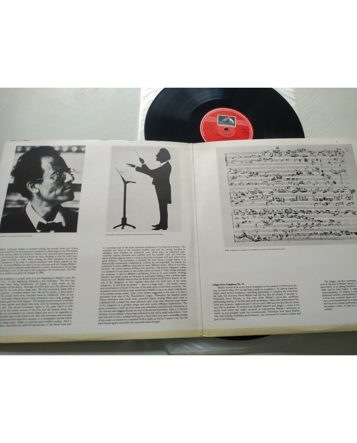 Mahler Symphony Nr 5 Adagio Tennstedt 1979 UK Press 2 x LP 12" Vinilo VG/VG Am