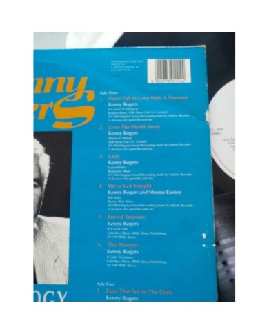 Kenny Rogers Anthology Greatest Hits 1990 UK Press - 2 x LP 12" Vinilo VG/VG 2T