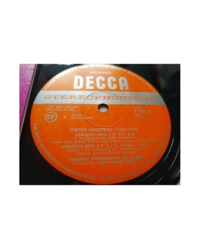 Ensemble Instrumental France Wallez Violon Locatelli - LP 12" Vinilo VG/VG Am Ensemble Instrumental France Wallez Violon Locatelli - LP 12" Vinilo VG/VG Am