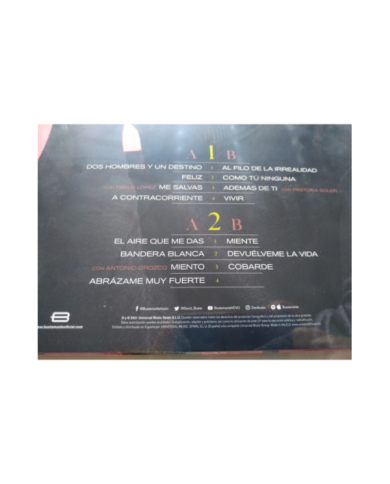 Bustamante David Veinte A?os y Un Destino 2021 - 2 x LP Vinilo 12" Nuevo 2T Bustamante David Veinte A?os y Un Destino 2021 - 2 x LP Vinilo 12" Nuevo 2T