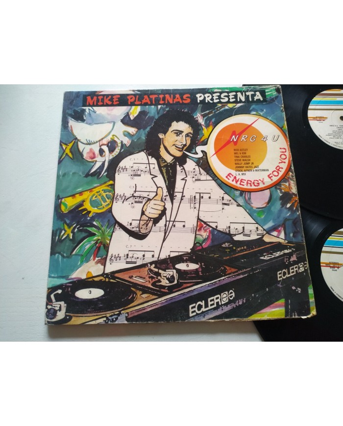 Mike Platinas NRG 4 U Energy For You 1988 Javier Ussia  2 x LP Vinilo 12" G+/G+