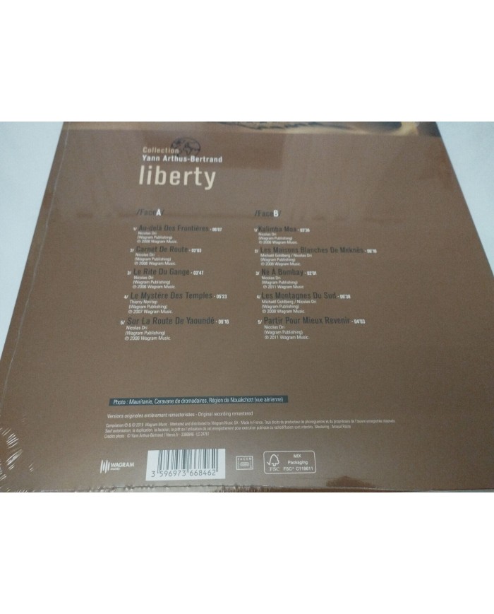 Yann Arthus Bertrand Liberty Collection 2019 Wagram - LP Vinilo 12" Nuevo