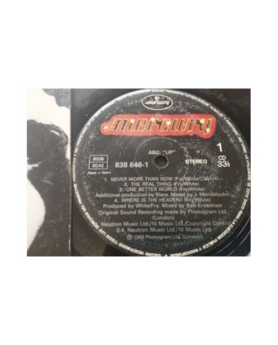 ABC Up 1989 Phonogram Spain Press - LP Vinilo 12" VG/VG Am ABC Up 1989 Phonogram Spain Press - LP Vinilo 12" VG/VG Am