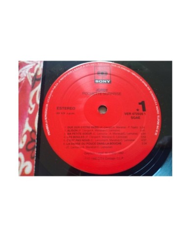 Jordy Pochette Surprise 1992 CBS Spain First Press - LP Vinilo 12" VG/VG Jordy Pochette Surprise 1992 CBS Spain First Press - LP Vinilo 12" VG/VG