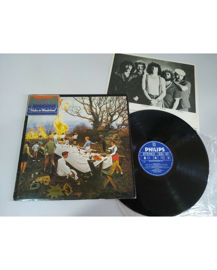 NAZARETH MALICE IN WONDERLAND LP 12" VINILO 1980 VG/VG+ YUGOSLAVIA EDITION - 2T
